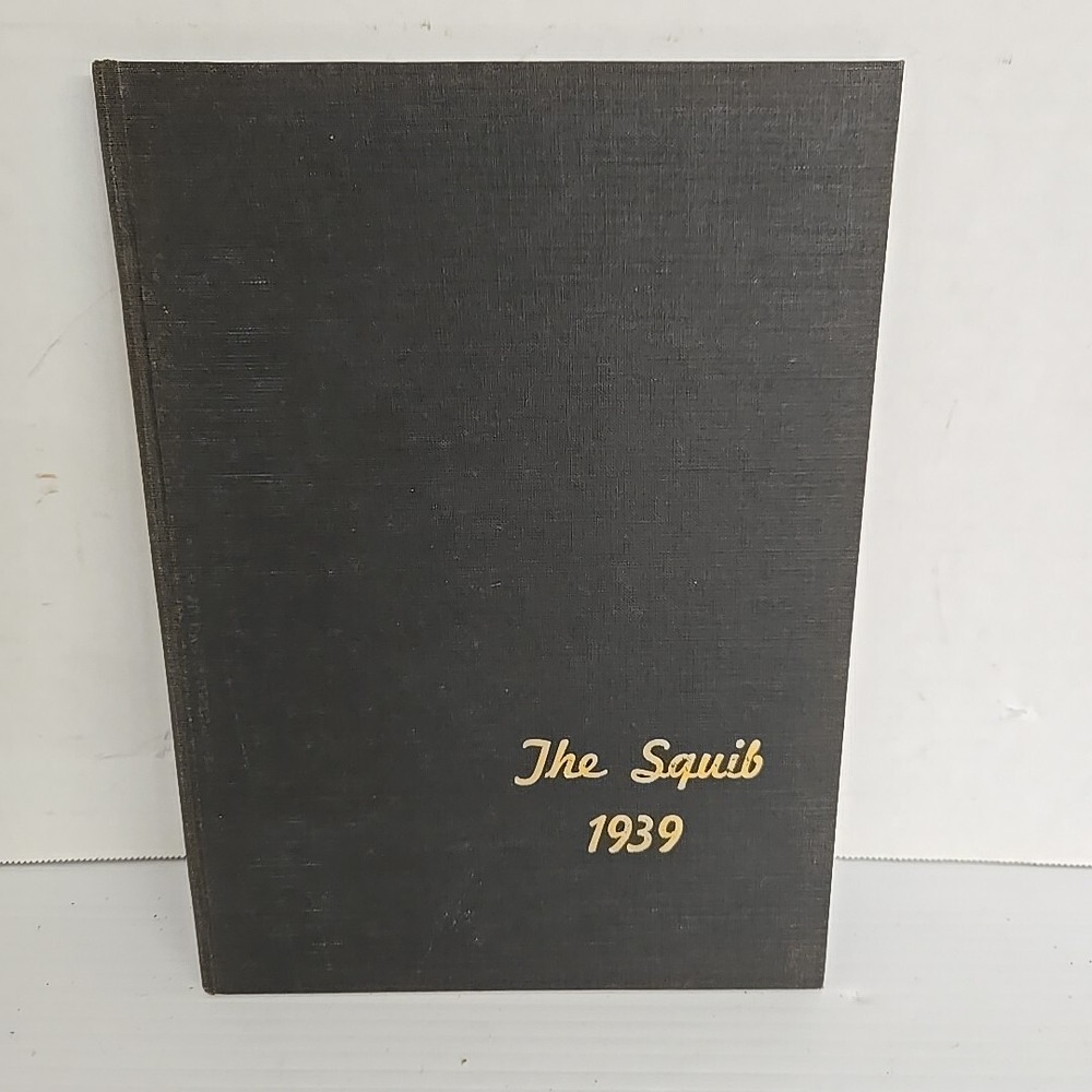 Shelbyville Indiana High School Yearbook The Squib 1939 RARE Vintage 1930s